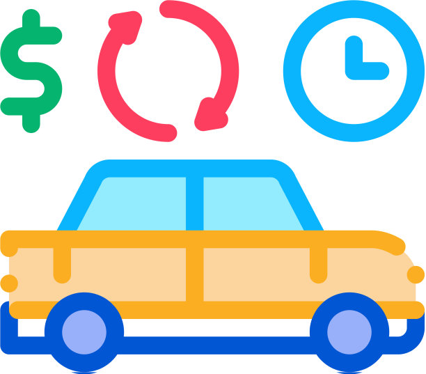 金钱停车图标轮廓图片下载