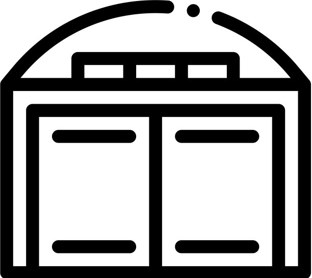 车库图标轮廓图片下载