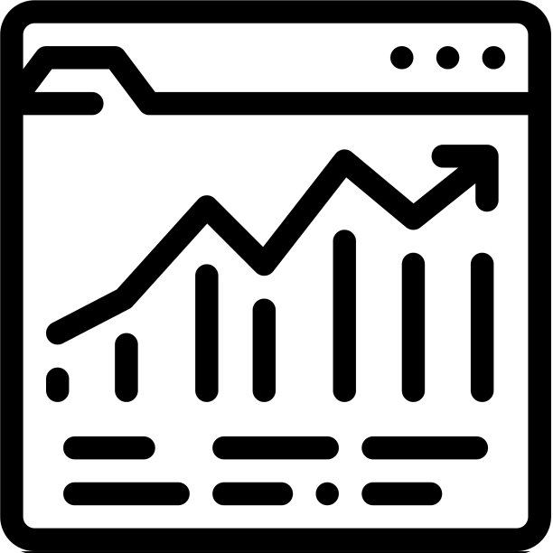 增长向上图标轮廓图片下载