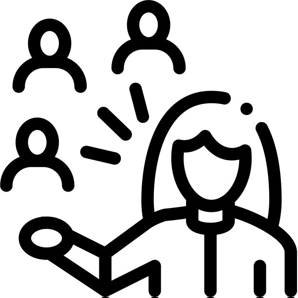 展示人物女性图标图片下载