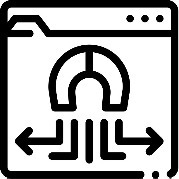 磁性文件夹轮廓图标图片下载