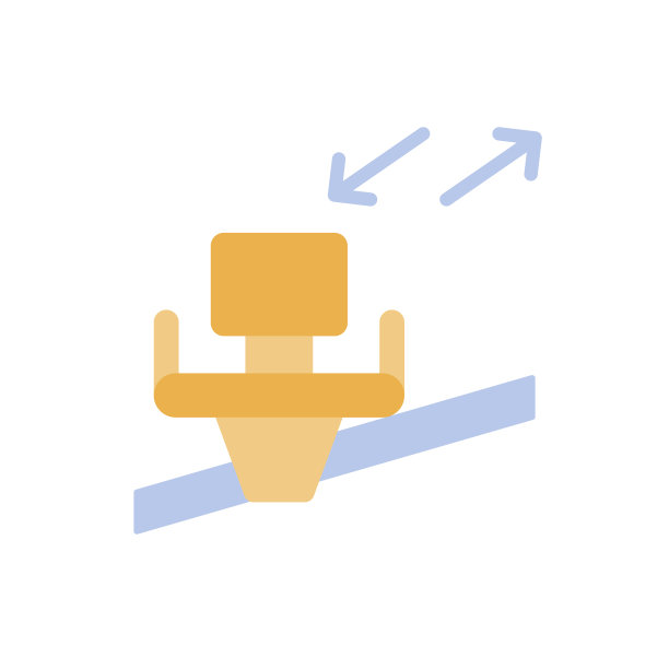 楼梯老人的图标。简单的颜色向量元素养老院图标的用户界面和用户体验，网站或移动应用程序图片下载