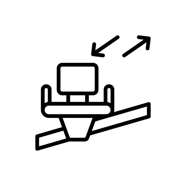 楼梯老人的图标。简单的线条，轮廓向量元素的养老院图标用户界面和用户体验，网站或手机应用图片下载