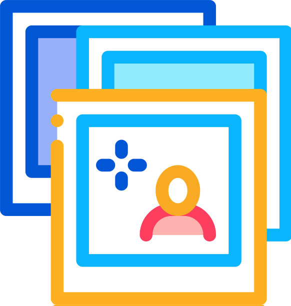 照片人物图标轮廓图片下载