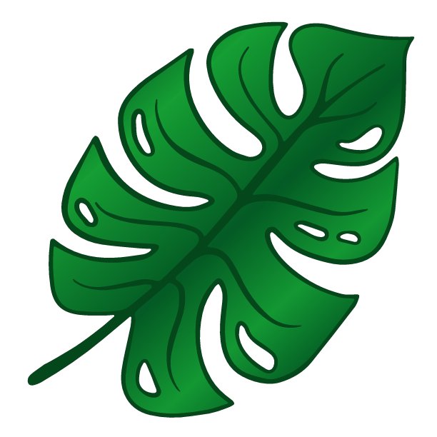 向量蓬莱蕉。热带叶孤立背景，绿色植物，植物插图，花图案，怪物，天南星科，玉兰属。矢量排版用于家居装饰，儿童房间，枕头，马克杯图片下载