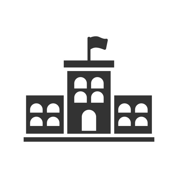 学校拼贴图标图片下载