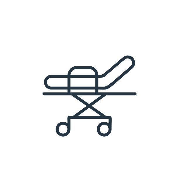 床矢量图标孤立在白色背景。轮廓，细线床图标用于网站设计和移动，应用程序开发。细线床轮廓图标矢量插图。图片下载