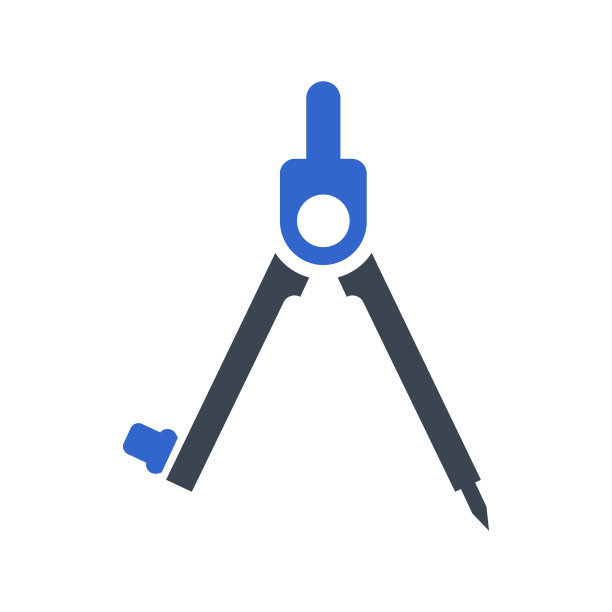 几何罗盘图标图片下载