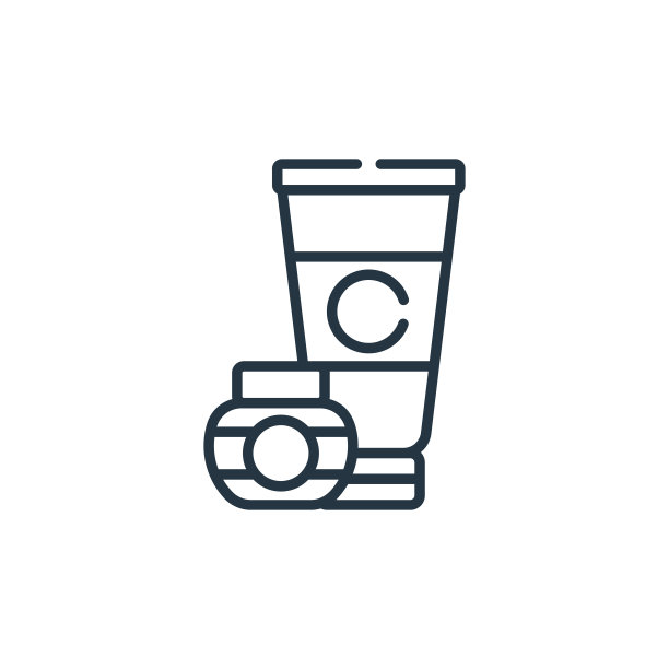 奶油矢量图标孤立在白色背景。轮廓，细线霜图标用于网站设计和手机，应用程序开发。细线奶油轮廓图标矢量插图。图片下载