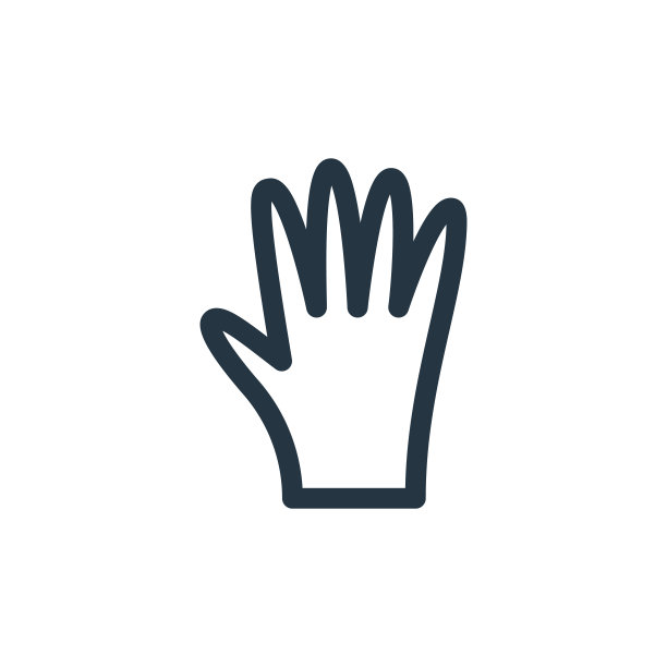 手套矢量图标孤立在白色背景。轮廓，细线手套图标，用于网站设计和移动，应用程序开发。细线手套轮廓图标矢量插图。图片下载