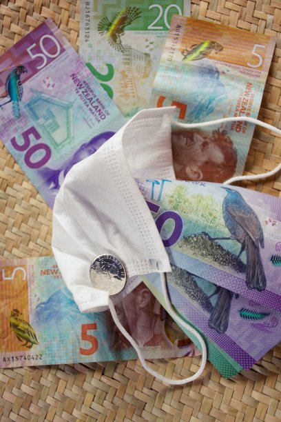新西兰币(NZD)带面罩的美元图片下载