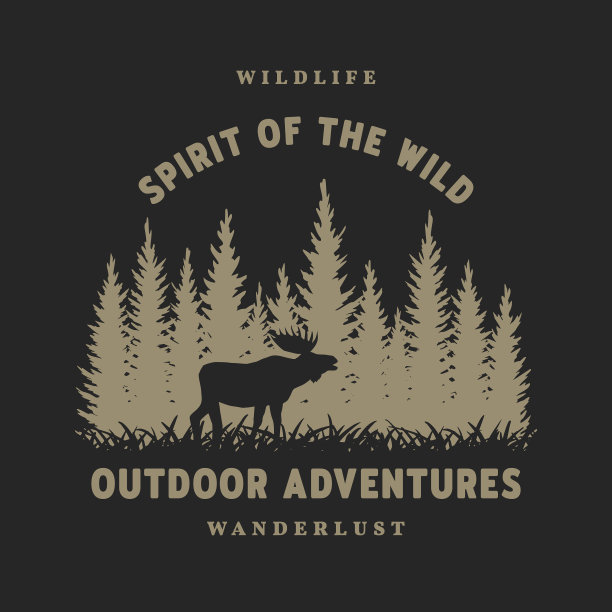 旅行到野徽章t恤上设计一款图片下载