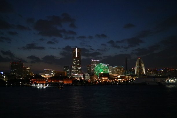 横滨港夜景图片下载