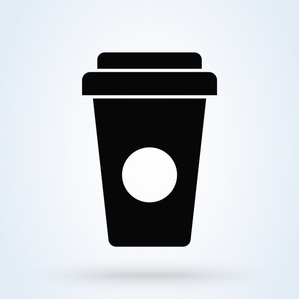 一次性咖啡杯图标饮料图片下载