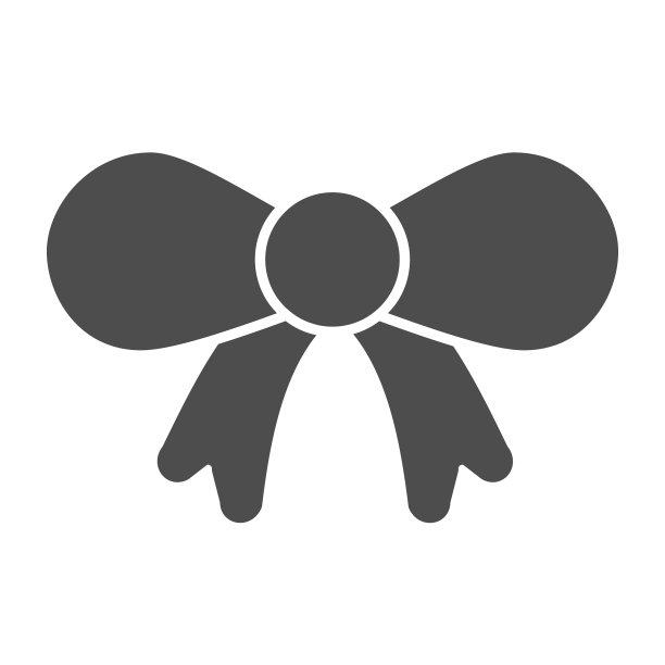 大弓固体图标圣诞装饰雕文图片下载