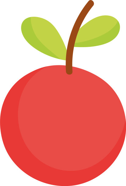 苹果果实收获孤立图标上白色图片下载