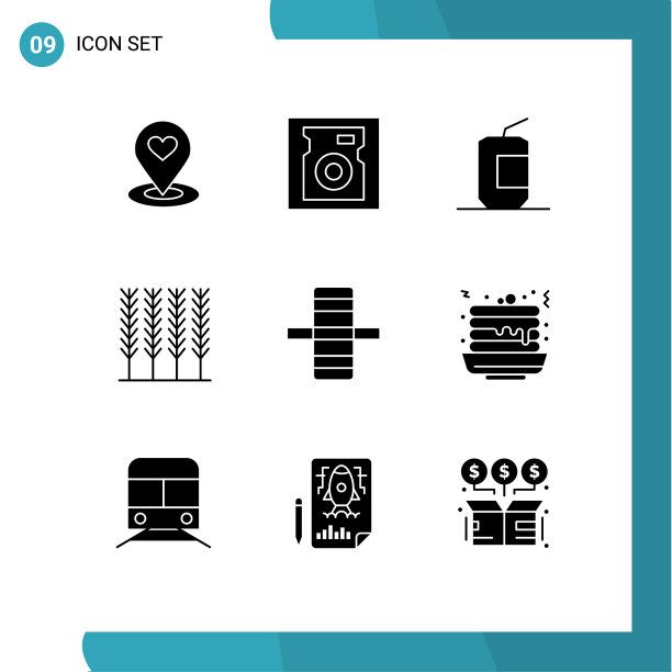 主题立体符号和可编辑符号的9种图片下载