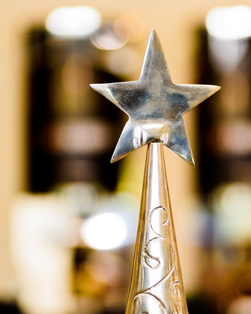 一个金属流星圣诞装饰品图片下载