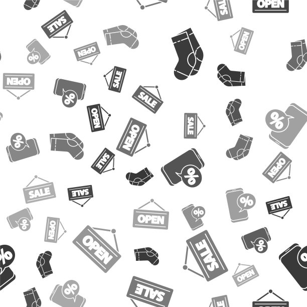 设置袜子挂减价的标志图片下载