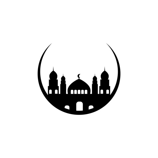 清真寺穆斯林设计模板图片下载