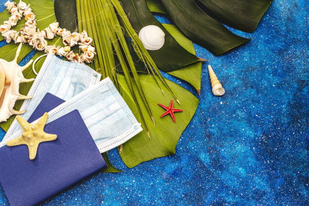 旅行和度假冠状病毒概念图片下载