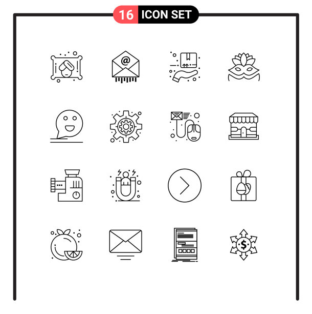 16适用于网络和移动的通用大纲图片下载