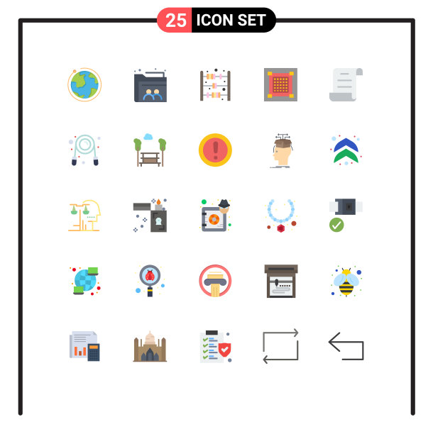 为原木网格算盘设置25个平面颜色的网格图片下载