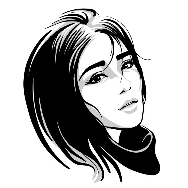 亚洲女孩肖像图片下载