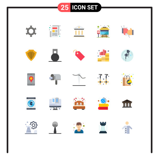 25组现代平色手套套装图片下载