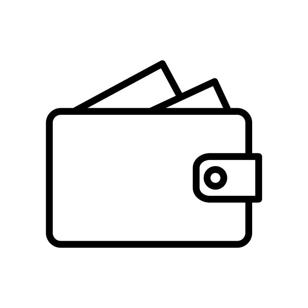 钱包图标设计矢量模板图片下载