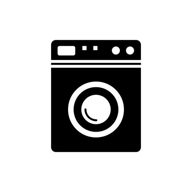 洗衣机图标矢量插图设计图片下载