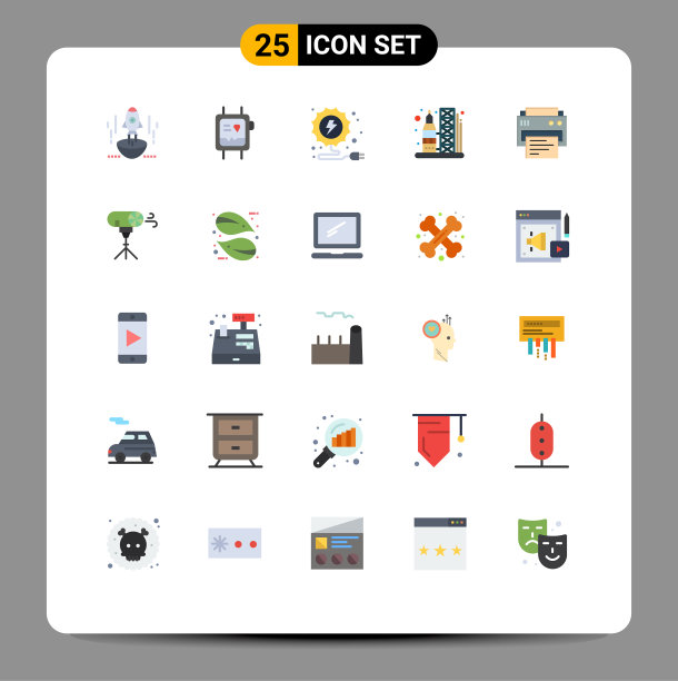 25平色概念的网站移动和图片下载