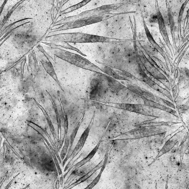 热带无缝模式。时尚手绘图片下载