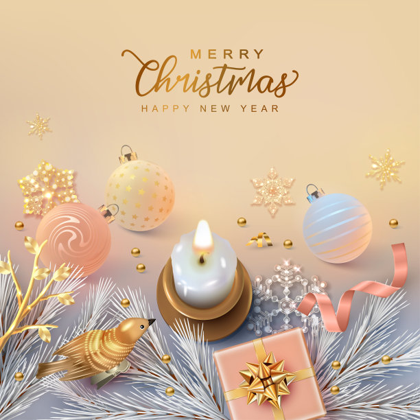 圣诞卡和新年卡图片下载