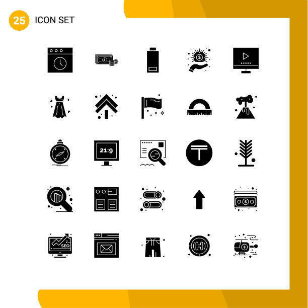 通用立体象形符号符号图片下载