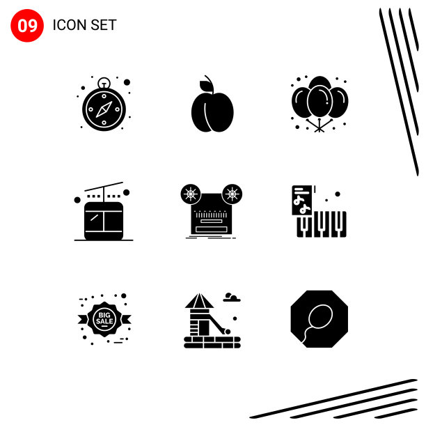 设置9商业固体字形音乐包图片下载