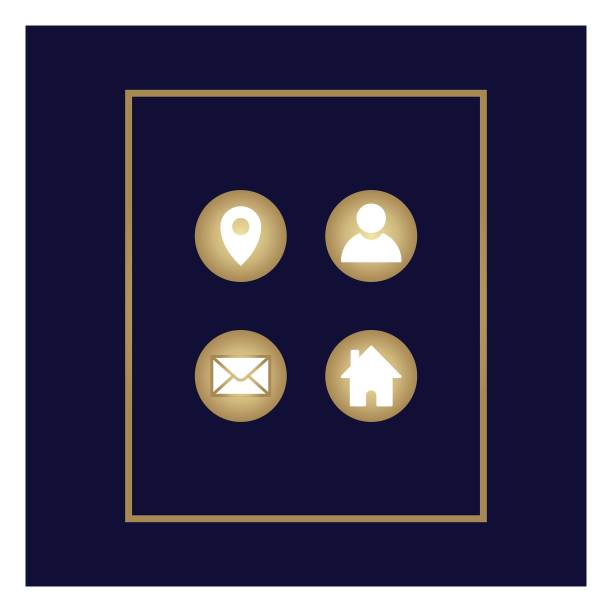 几何标志黄金和豪华图形复古画框装饰符号民族艺术矢量和插图图片下载