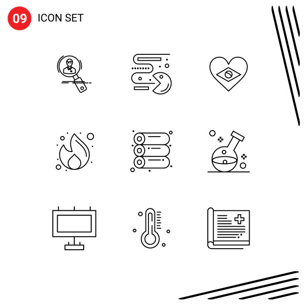 主题提纲和可编辑的符号图片下载