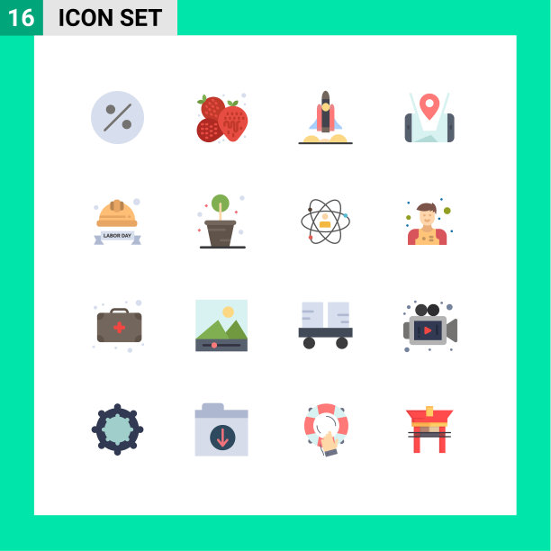 现代设16平色和符号等图片下载