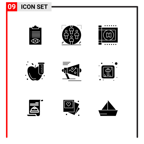 9 ． 坚实的字形概念的网站，移动和图片下载