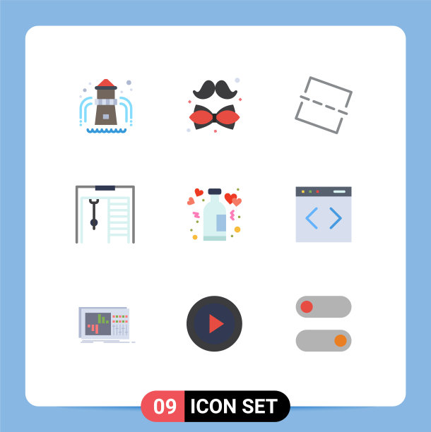 现代设9平色和符号等图片下载