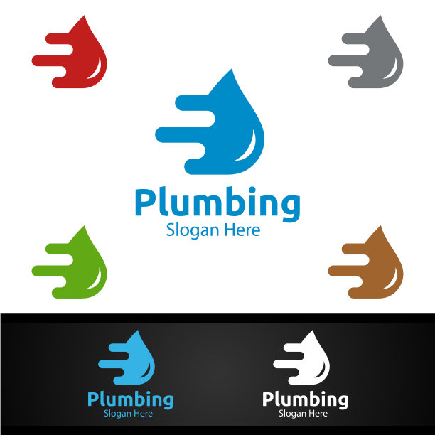 快速管道符号与水和Fix Home概念图片下载