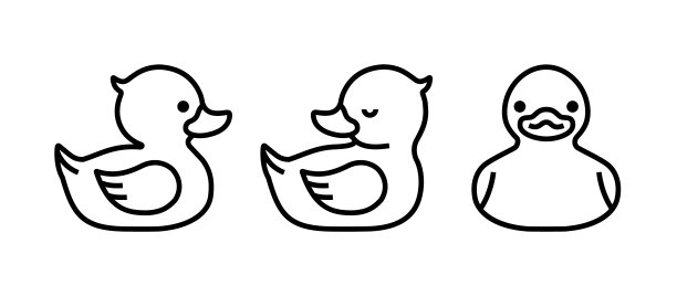 橡皮鸭图标图片下载