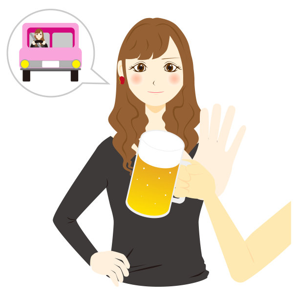 禁止酒后驾车。图片下载
