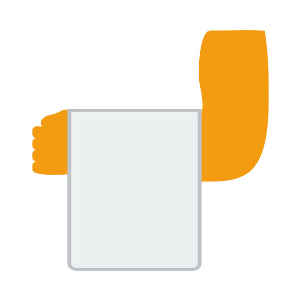 服务员手持毛巾图标图片下载