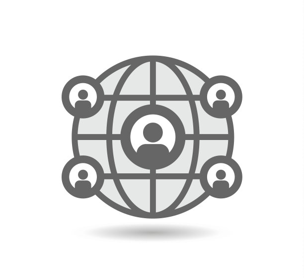 社交网络股票插图。连接，计算机网络，社交媒体或通信矢量图标图片下载