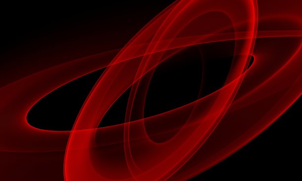 透明红色渐变抽象圆背景图片下载