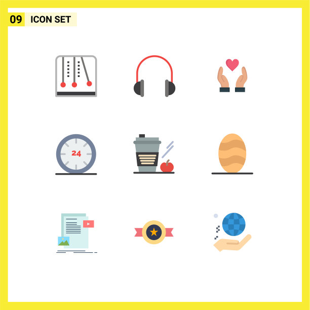通用图标符号组9现代扁平图片下载