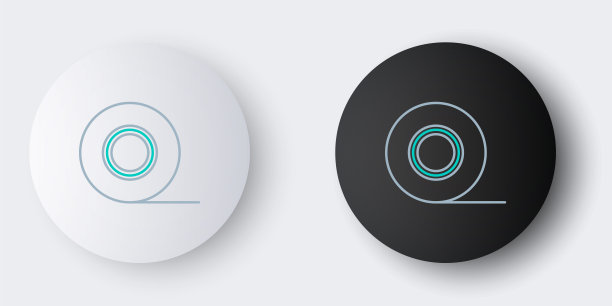 直线苏格兰图标孤立在灰色背景。用于工作和修理的一卷胶带。粘性包装胶带。办公工具之类的。色彩斑斓的轮廓的概念。向量图片下载