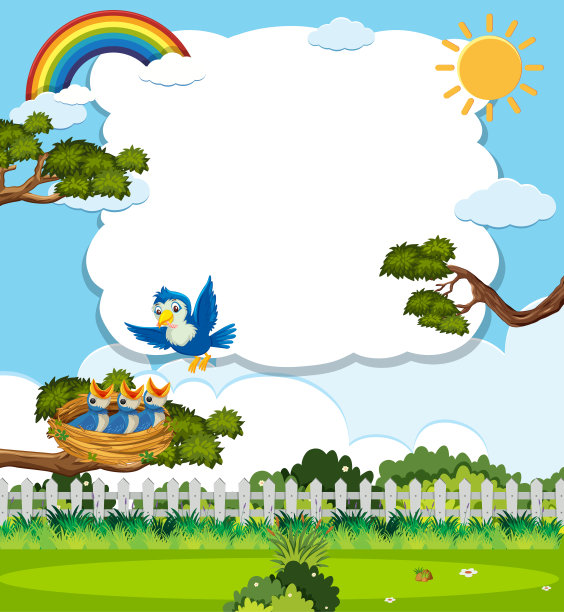 幼鸟和它的母亲在自然界中图片下载